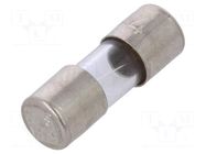 Fuse: fuse; 4A; 125VAC; quick blow; cylindrical,glass; 5x15mm ESKA