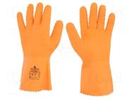 Protective gloves; Size: 9; latex; VENIFISH VE990 DELTA PLUS