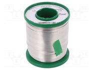 Solid,soldering wire; tin; Sn99,3Cu0,7; 1.5mm; 1000g; lead free CYNEL