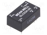 Converter: DC/DC; 3W; Uin: 9÷18V; Uout: 5VDC; Iout: 600mA; DIP16; THT MEAN WELL