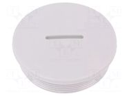 Stopper; M50; 1.5; IP54; polyamide; grey; V-N-FS; Thread: metric HUMMEL