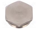 Stopper; PG16; IP68; stainless steel; V-INOX-NBR; Thread: PG HUMMEL