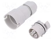 Connector: AC supply; screw terminal; female; 16A; 250V; ways: 3 AAG STUCCHI