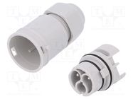 Connector: AC supply; screw terminal; male; 9÷12mm; 1÷2.5mm2; 16A AAG STUCCHI