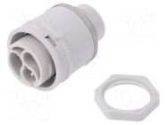Connector: AC supply; push-in; male; 16A; 250V; ways: 3; 0.5÷2.5mm2 AAG STUCCHI