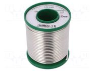 Tin; lead free; Sn99,3Cu0,7; 3mm; 1kg; reel; Flux: flux free; 227°C CYNEL