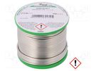 Soldering wire; Sn99,3Cu0,7; 2mm; 500g; lead free; reel; 227°C CYNEL