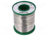 Tin; lead free; Sn99,3Cu0,7; 1mm; 1kg; reel; Flux: flux free; 227°C CYNEL