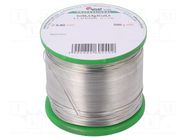 Tin; lead free; Sn96,5Ag3Cu0,5; 0.8mm; 500g; reel; 217÷220°C; 3% CYNEL