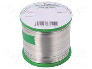 Tin; lead free; Sn99Ag0,3Cu0,7; 0.8mm; 500g; reel; 216÷227°C; 3% CYNEL