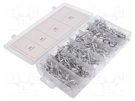 Rivets set; aluminium; 400pcs. YATO