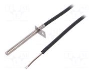 Sensor: temperature; Pt100; 100Ω; cl.B; Body dim: Ø6x73mm TEWA TEMPERATURE SENSORS