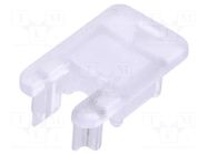 Cap for LED profiles; transparent; 2pcs; polycarbonate TOPMET