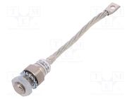 Diode: rectifying; 2.6kV; 320A; anode to stud; DO205AB; M20x1,5 KUBARA LAMINA