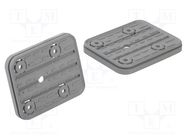 Suction-plate for vacuum block; 140x115x16.5mm 