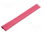 Heat shrink sleeve; thin walled; 3: 1; 18mm; L: 30m; red; -55÷135°C HELLERMANNTYTON