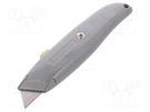 Knife; universal; 18mm; locked blade; Handle material: metal MEDID