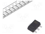 Transistor: NPN; bipolar; 60V; 3A; 1.4W; SOT89 STMicroelectronics