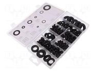 Kit: grommets; rubber; 180pcs. YATO