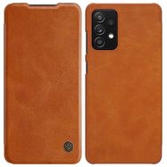 Nillkin Qin leather holster case for Samsung Galaxy A72 4G brown, Nillkin
