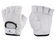 Protective gloves; Size: 9; natural leather; 50MAC DELTA PLUS