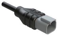 CABLE ASSY, 2P PLUG-FREE END, 1M
