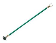 GND CABLE, RING TONGUE-FORK TONGUE, 8"