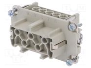 Connector: HDC; contact insert; female; EPIC H-BVE; PIN: 5; 5+PE LAPP