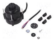 Motor: EC; 1850rpm; 17W; 230VAC; 170mA; Electr.connect: wires; IP65 ELCO
