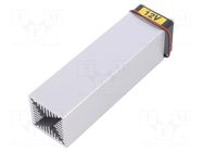 Heatsink: extruded; L: 100mm; W: 30mm; H: 30mm; aluminium; raw; 12VDC FISCHER ELEKTRONIK