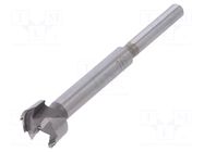 Machine forstner bit; for wood; Ø: 16mm; L: 90mm; Socket size: 8mm ALPEN-MAYKESTAG