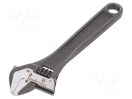 Wrench: adjustable; Jaw capacity: 13mm; Overall len: 110mm BAHCO