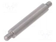 Screwed spacer sleeve; 45mm; Ext.thread: M5; hexagonal DREMEC