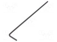 Wrench; hex key,spherical; HEX 2mm; Overall len: 101mm WIHA