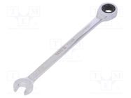 Wrench; combination spanner,with ratchet; 8mm YATO