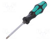 Screwdriver; assisted with a key; Pozidriv®; PZ1 WERA