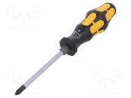 Screwdriver; for impact,assisted with a key; Phillips; PH2 WERA