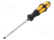 Screwdriver; for impact,assisted with a key; slot; 4.5x0.8mm WERA