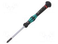 Screwdriver; precision; Phillips; PH1; Kraftform Micro WERA