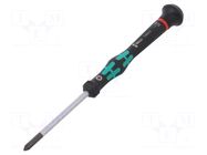 Screwdriver: precision; Phillips; PH1; Blade length: 60mm WERA