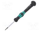 Screwdriver; Torx®; precision; TX04; with holding function WERA