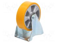 Transport wheel; Ø: 160mm; W: 50mm; H: 200mm; rigid; 600kg; steel RADER