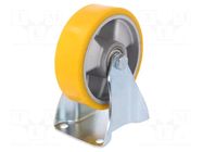 Transport wheel; Ø: 125mm; W: 40mm; H: 156mm; rigid; 300kg; steel RADER