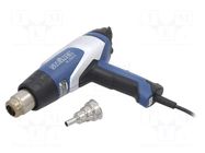 Electric hot shrink gun; 2.2kW; 230VAC; Kit: shrink nozzle,case STEINEL