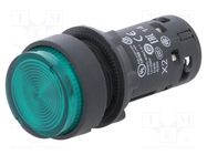 Switch: push-button; 22mm; Stabl.pos: 1; NO; green; LED; 230V; IP65 SCHNEIDER ELECTRIC