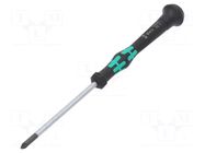 Screwdriver; precision; Pozidriv®; PZ1; Kraftform Micro WERA