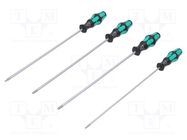 Kit: screwdrivers; Torx®; with holding function; Kraftform-300 