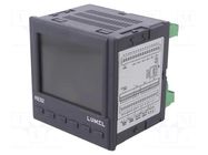 Module: dual channel regulator; SPST-NO; IN 3: 0/4÷20mA; on panel LUMEL