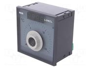 Module: regulator; Pt100; temperature; SPDT; OUT 2: SPST-NO; RE55 LUMEL