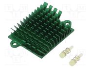 Heatsink: extruded; grilled; BGA; green; L: 41mm; W: 45mm; H: 10mm Advanced Thermal Solutions